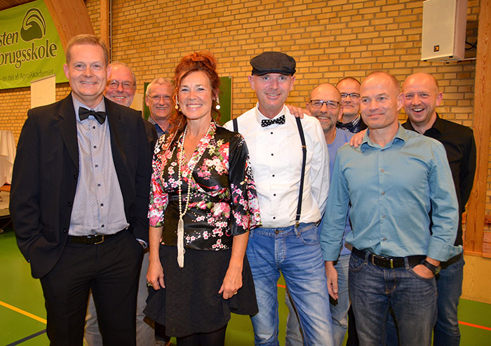 En flok lærere fra Gråsten Skole lyttede til Joan Ørtings gode råd.Foto Tove Hansen 