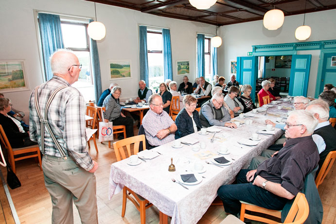 Et markant flertal af de fremmødte ved den ekstraordinære generalforsamling ved tog at melde sig ud Danske Seniorer. Foto Jimmy Christensen 