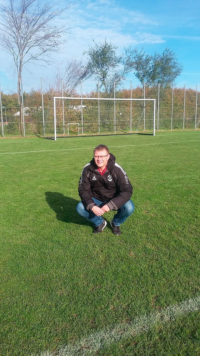 Formand for Bov IF Fodbold Frank Thietje er super glad og tilfreds med Grænsecuppen. Arkivfoto