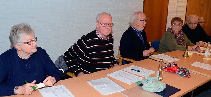 Der deltog rekord mange i generalforsamlingen i Egernsund Pensionistforening. Foto Tove Hansen