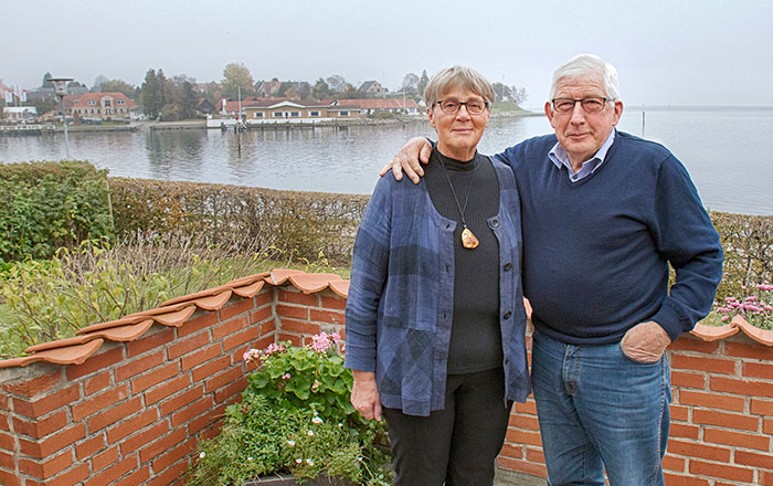 Gunhild og Gunnar Lauritzen i Alnor fejrer på fredag guldbryllup. Foto Søren Gülck