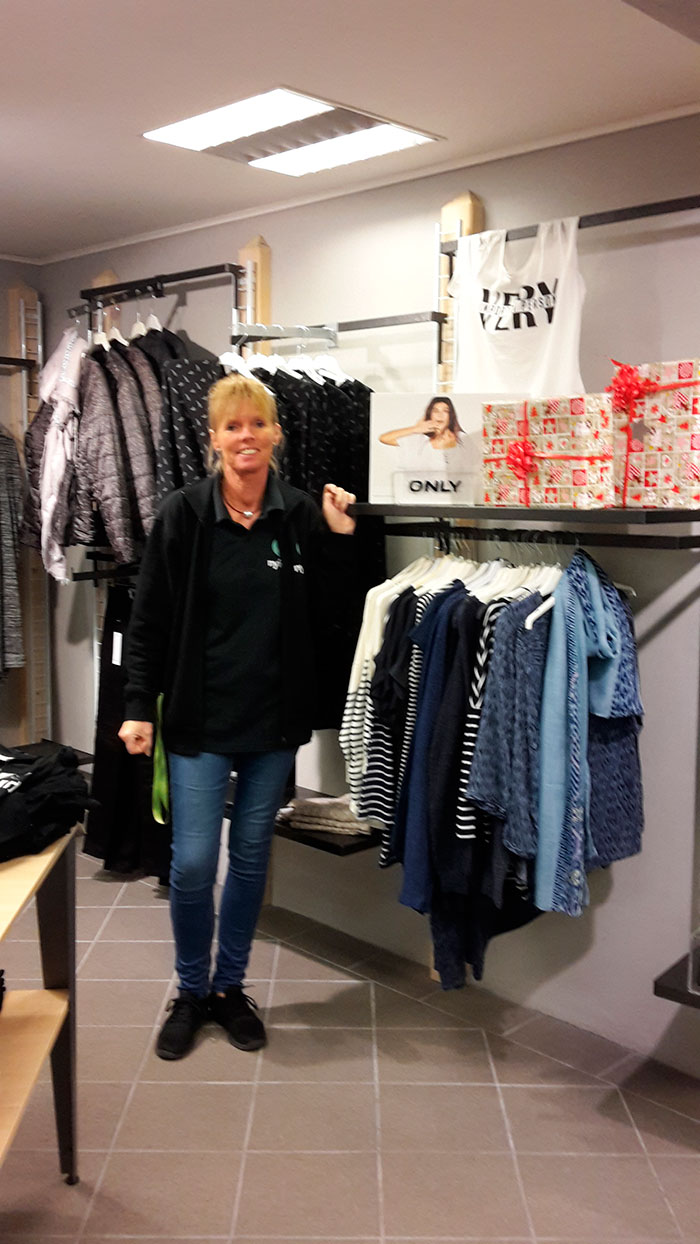 Butikschef Sanne Frees står i spidsen for Ny Form i Kruså. Foto Ditte Vennits Nielsen