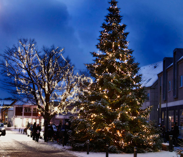De enliges jul holdes i år i Ahlmannsparken i Gråsten. Foto Søren Gülck