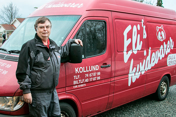 Eli Hjort-Pedersen har siden 1987 drevet Eli’s Hvidevarer i Kollund. Foto Søren Gülck