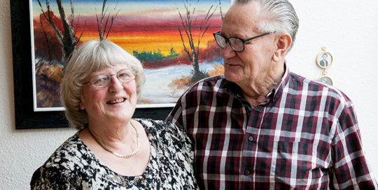 Thea og Svend Brodersen har været gift i 50 år.