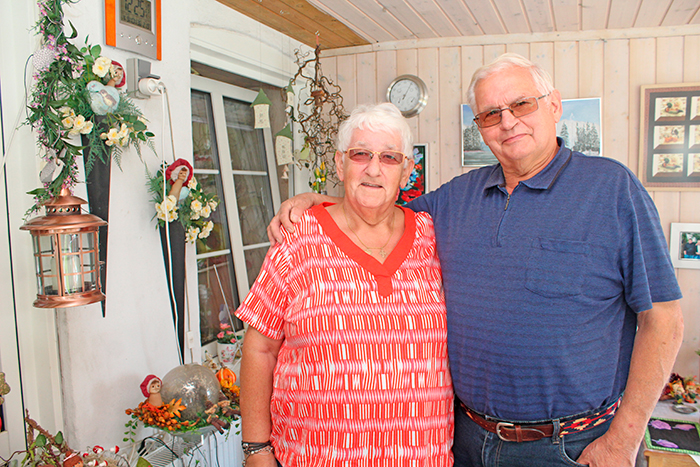 Elna og Hans Petersen har på lørdag været gift i 50 år.