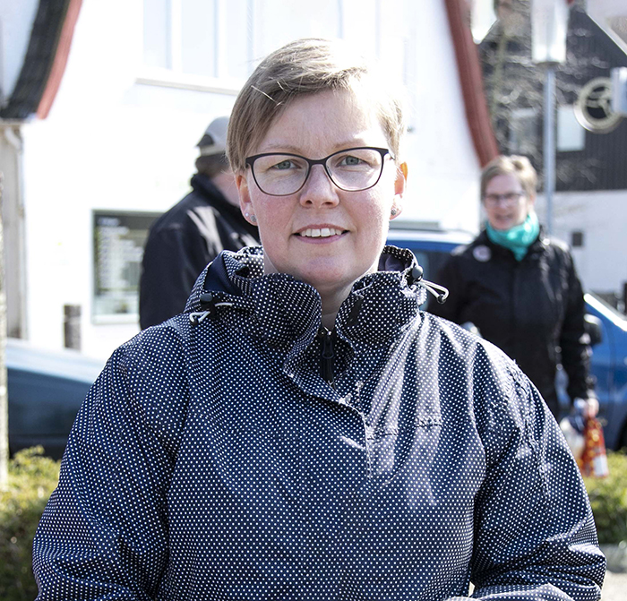 Formand for Broager Ringridning Anne K. Jonsson
