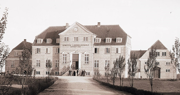 Gråsten Landbrugsskole ved indvielsen i 1924.