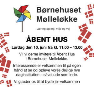 Åbent hus i Børnehuset Mølleløkke