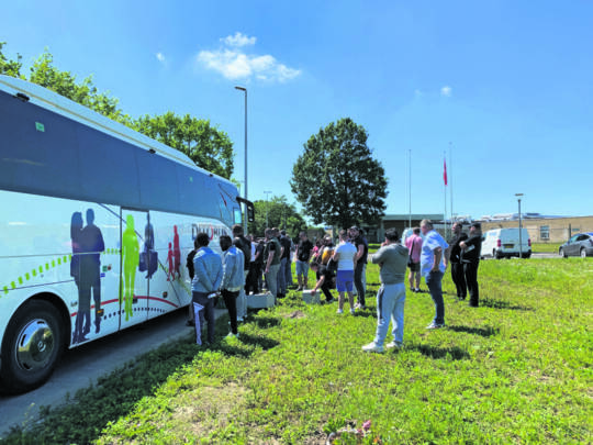 Slagteriarbejdere fra Ringsted besøgte Blans 