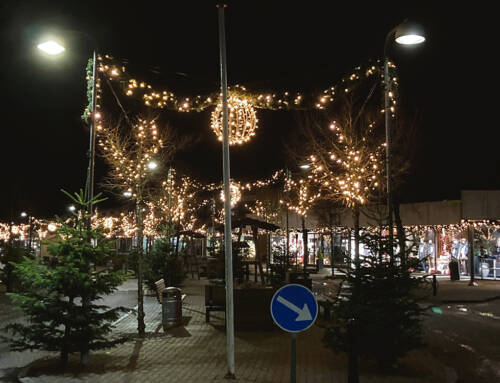 Julebelysning klar i Padborg