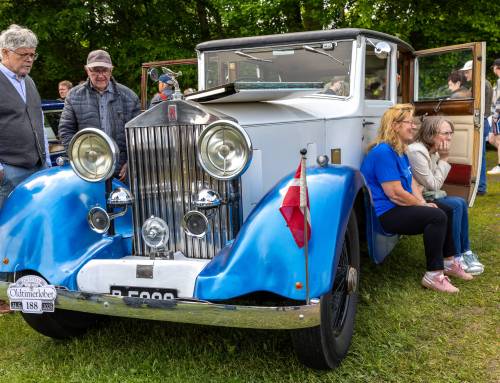 Sjælden knallert forrest i Oldtimerløbet i Gråsten
