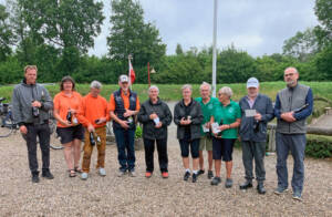 Der blev uddelt præmier til fem hold ved sommerstævne i Padborg. Foto Herbert Johannsen