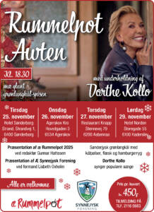 Rummelpot Awten 2025 med underholdning af Dorthe Kollo