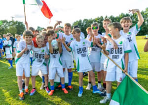 De unge dystede i weekenden om bolden ved Sønderjyllands Cup, der blev afviklet for 36. gang. Foto Søren Gülck