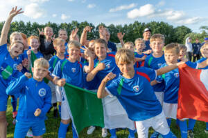 De unge dystede i weekenden om bolden ved Sønderjyllands Cup, der blev afviklet for 36. gang. Foto Søren Gülck