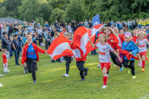 De unge dystede i weekenden om bolden ved Sønderjyllands Cup, der blev afviklet for 36. gang. Foto Søren Gülck