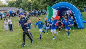 De unge dystede i weekenden om bolden ved Sønderjyllands Cup, der blev afviklet for 36. gang. Foto Søren Gülck