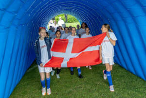 De unge dystede i weekenden om bolden ved Sønderjyllands Cup, der blev afviklet for 36. gang. Foto Søren Gülck