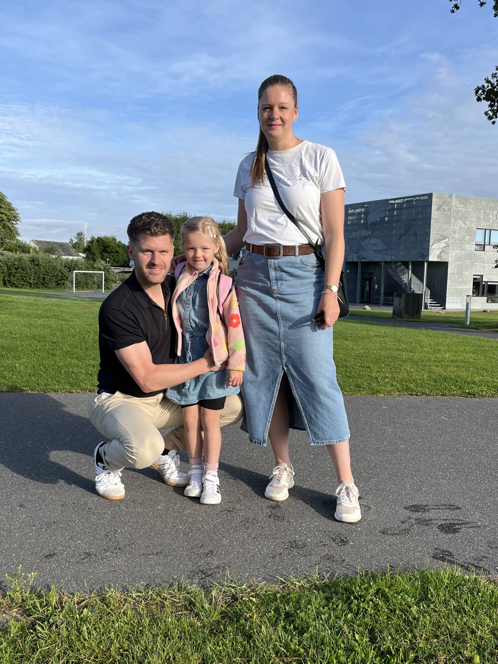 Billede 2 ny elev i 0 klasse Lyreskovskolen 11.08.2025