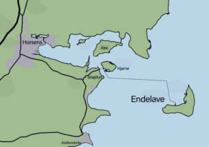 Hvor ligger Endelave. Horsens Fjord
