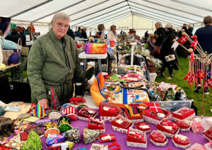 De besøgende kunne gå på opdagelse blandt en stribe boder. Foto Rolf Hattesen