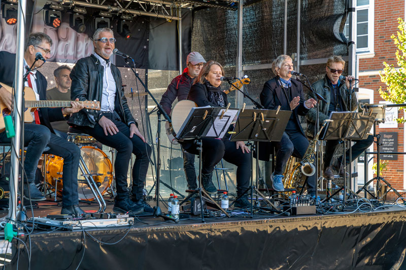 Zero Band er kendt for deres spilleglæde og tætte bånd til Gråsten. Foto Søren Gülck
