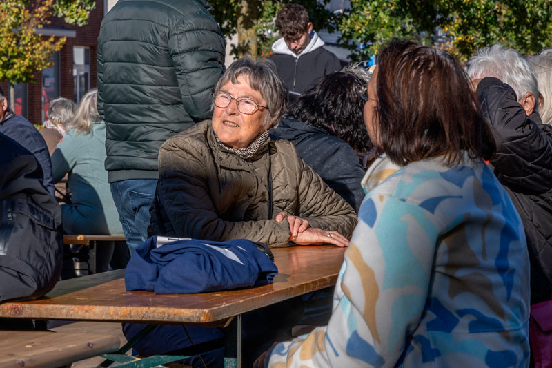 Publikum nød, at Gråsten rummer musikalske kræfter, der kan fyre op under en festlig eftermiddag Foto Søren Gülck