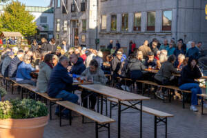 Publikum nød, at Gråsten rummer musikalske kræfter, der kan fyre op under en festlig eftermiddag Foto Søren Gülck