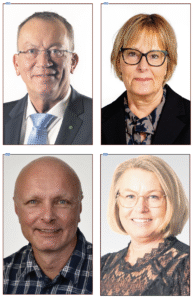 De 4 byrådsmedlemmer fra Bov området