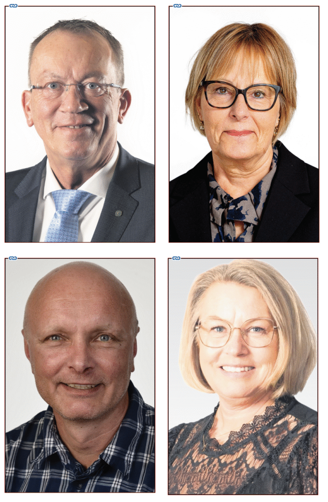 De 4 byrådsmedlemmer fra Bov området