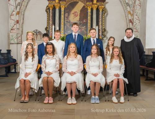 Glade konfirmander i Sottrup Kirke