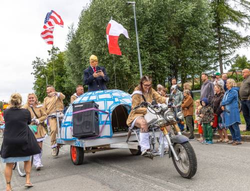 Rekordstort cykeloptog satte Broager på den anden ende