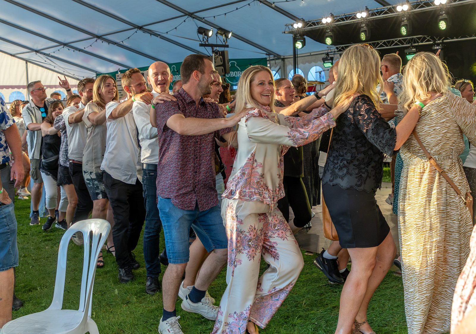 Feststemning til ringriderfrokosten