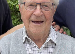 Jens Skov Christiansen fylder 100 år på Dalsmark Plejehjem i Rinkenæs