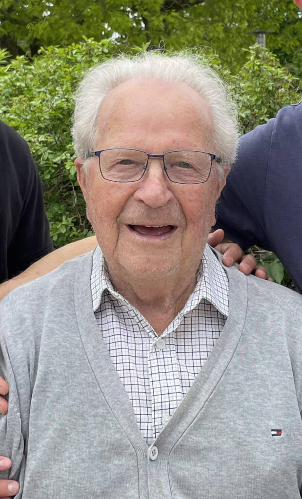 Jens Skov Christiansen fylder 100 år på Dalsmark Plejehjem i Rinkenæs