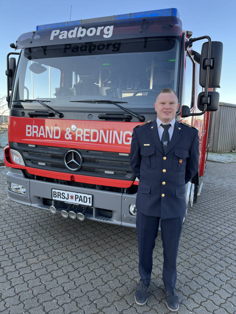 Brandkaptajn Michael Krogh, Padborg Frivillige Brandværn