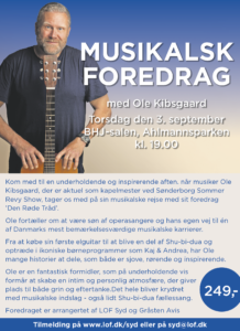 Musikalsk foredrag med Ole Kibsgaard