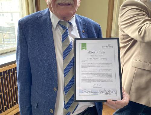 A.P. Hansen udnævnes til æresborger i Sønderborg Kommune