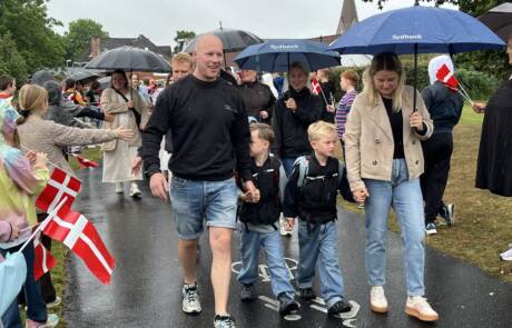 En festlig skolestart på Lyreskovskolen En festlig skolestart på Lyreskovskolen