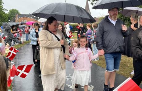 En festlig skolestart på Lyreskovskolen En festlig skolestart på Lyreskovskolen
