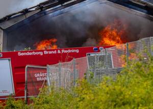 Lithiumbatteri var årsag til brand