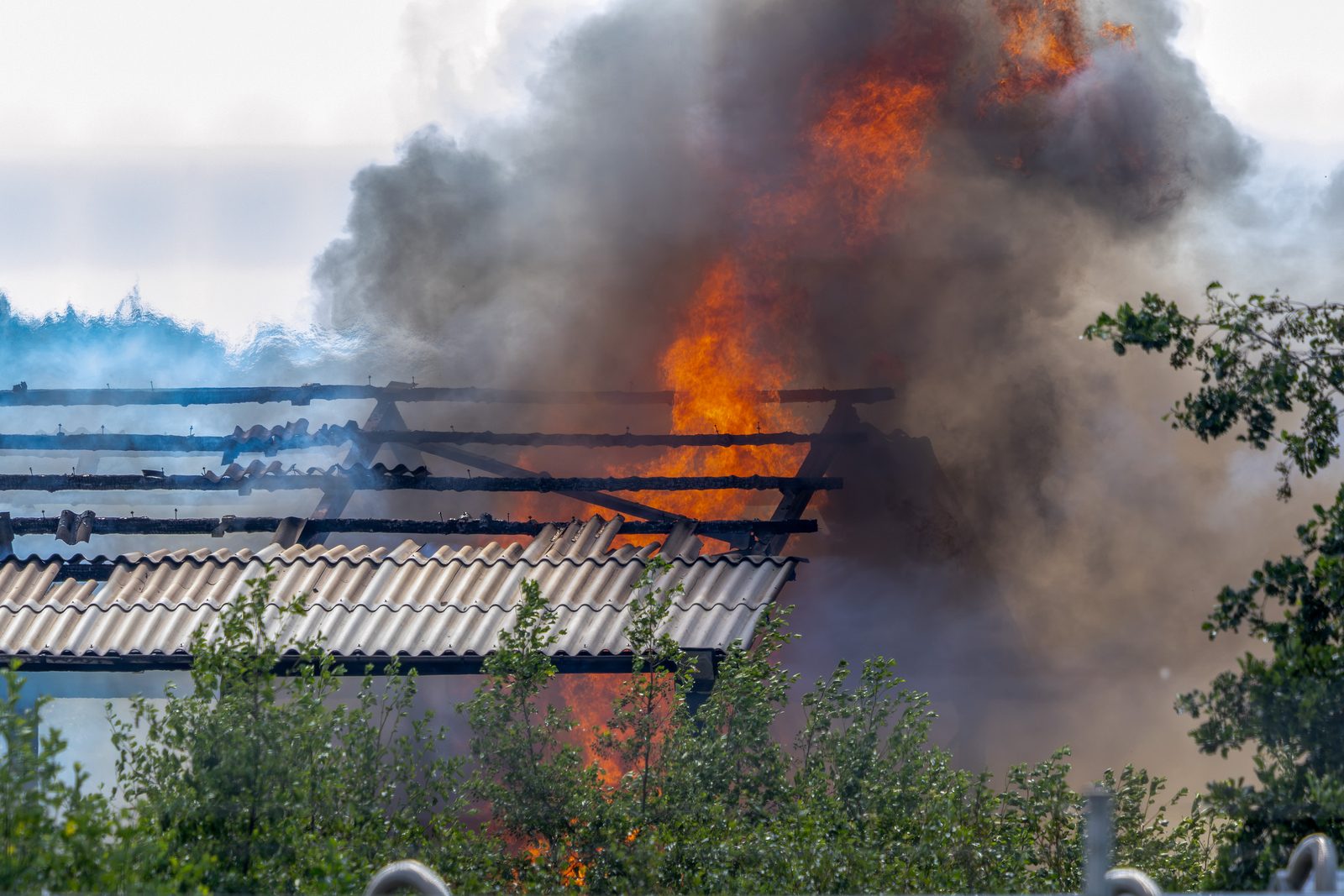 Lithiumbatteri var årsag til brand