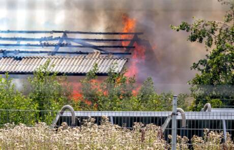 Lithiumbatteri var årsag til brand