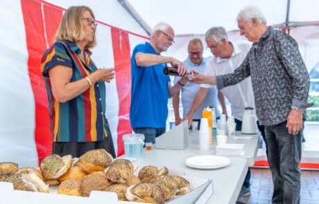 Morgensang samlede mange på Torvet