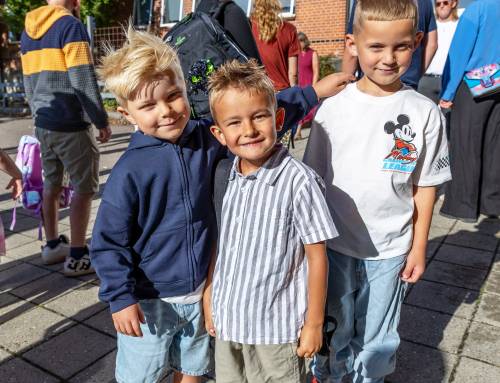 Med sommerfugle i maven til skolestart
