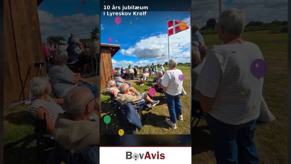 10 års jubilæum i Lyreskov Krolf – video fra Gråsten Avis