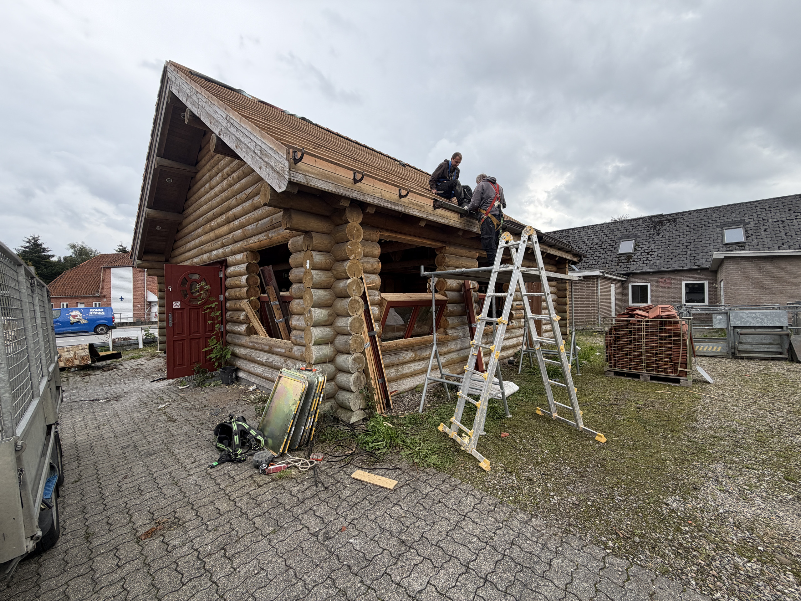 Bjælkehuset i Rinkenæs bliver fjernet (2) Bjælkehuset i Rinkenæs bliver fjernet