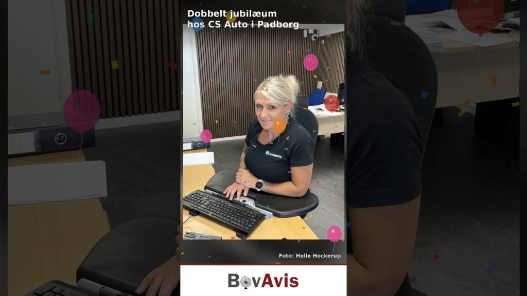 Dobbelt jubilæum hos CS Auto i Padborg – video fra Gråsten Avis