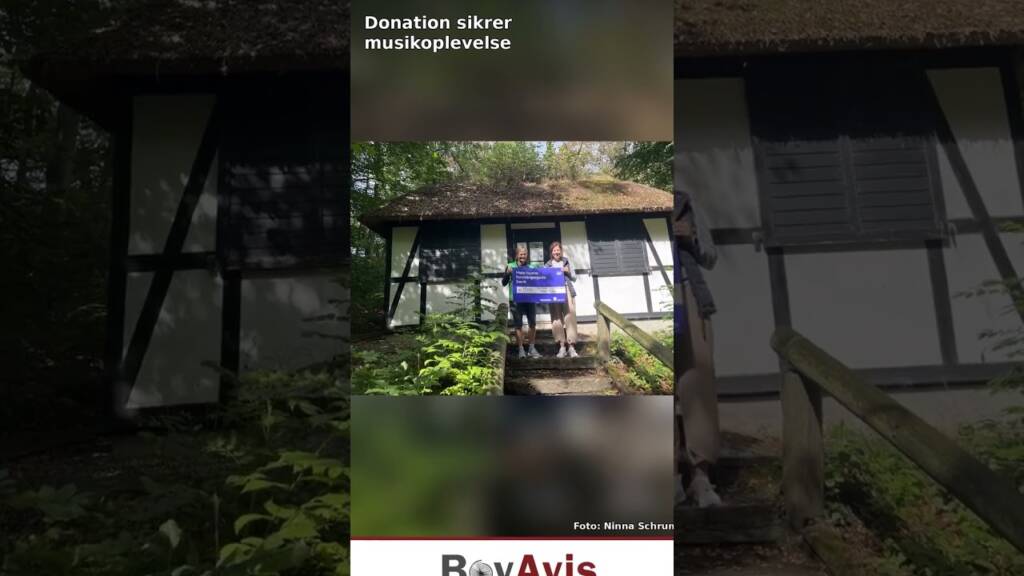 Donation sikrer musikoplevelse